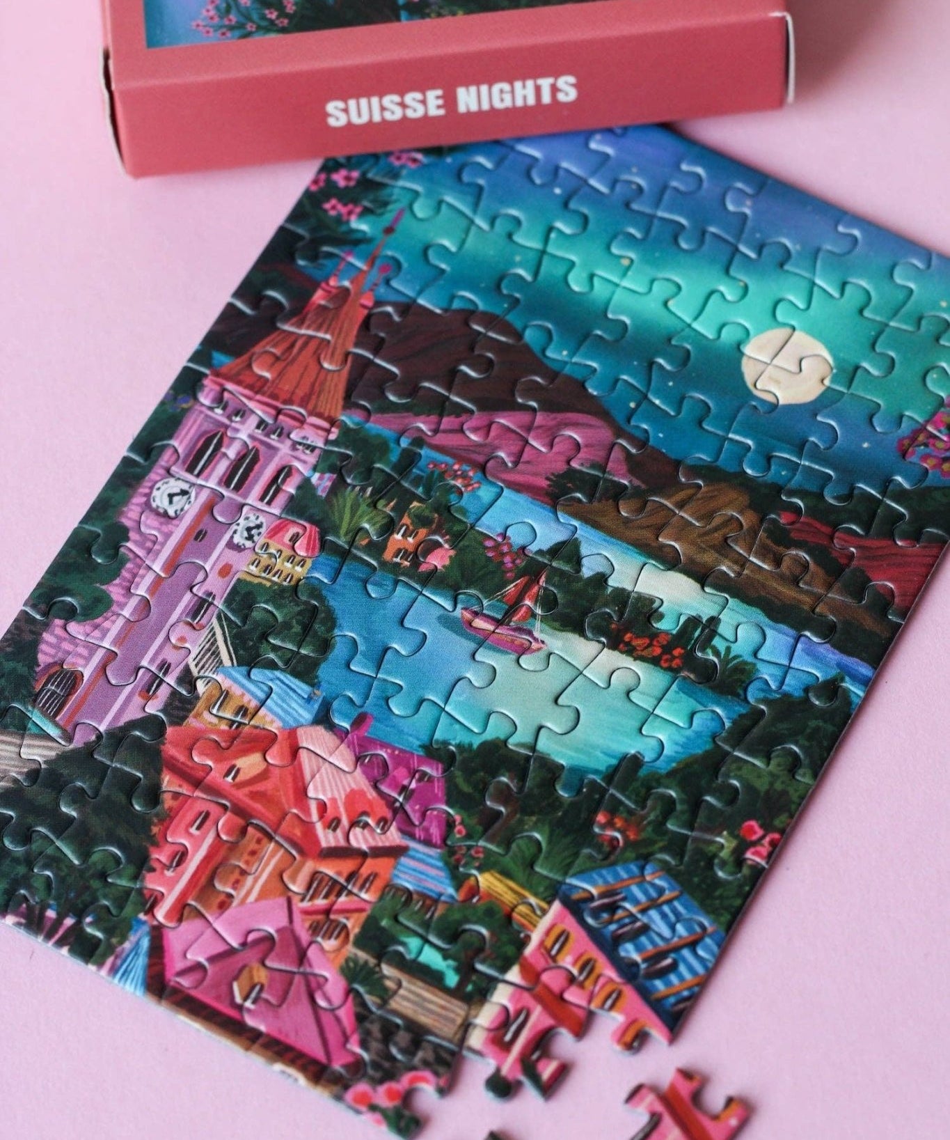 Piecely Puzzles - SUISSE NIGHTS Mini - Puzzle - ROSA ECK - , ,