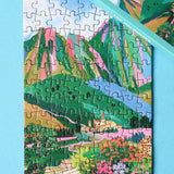 Piecely Puzzles - THE DOLOMITES Mini - Puzzle - ROSA ECK - , ,