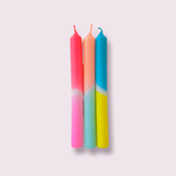 Pink Stories - DIP DYE NEON * Kerzen 3er - Set | Lovin' South Beach - Kerze - ROSA ECK Concept Store