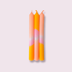 Pink Stories - DIP DYE NEON * Kerzen 3er - Set | Valentine Bunny - Kerze - ROSA ECK Concept Store