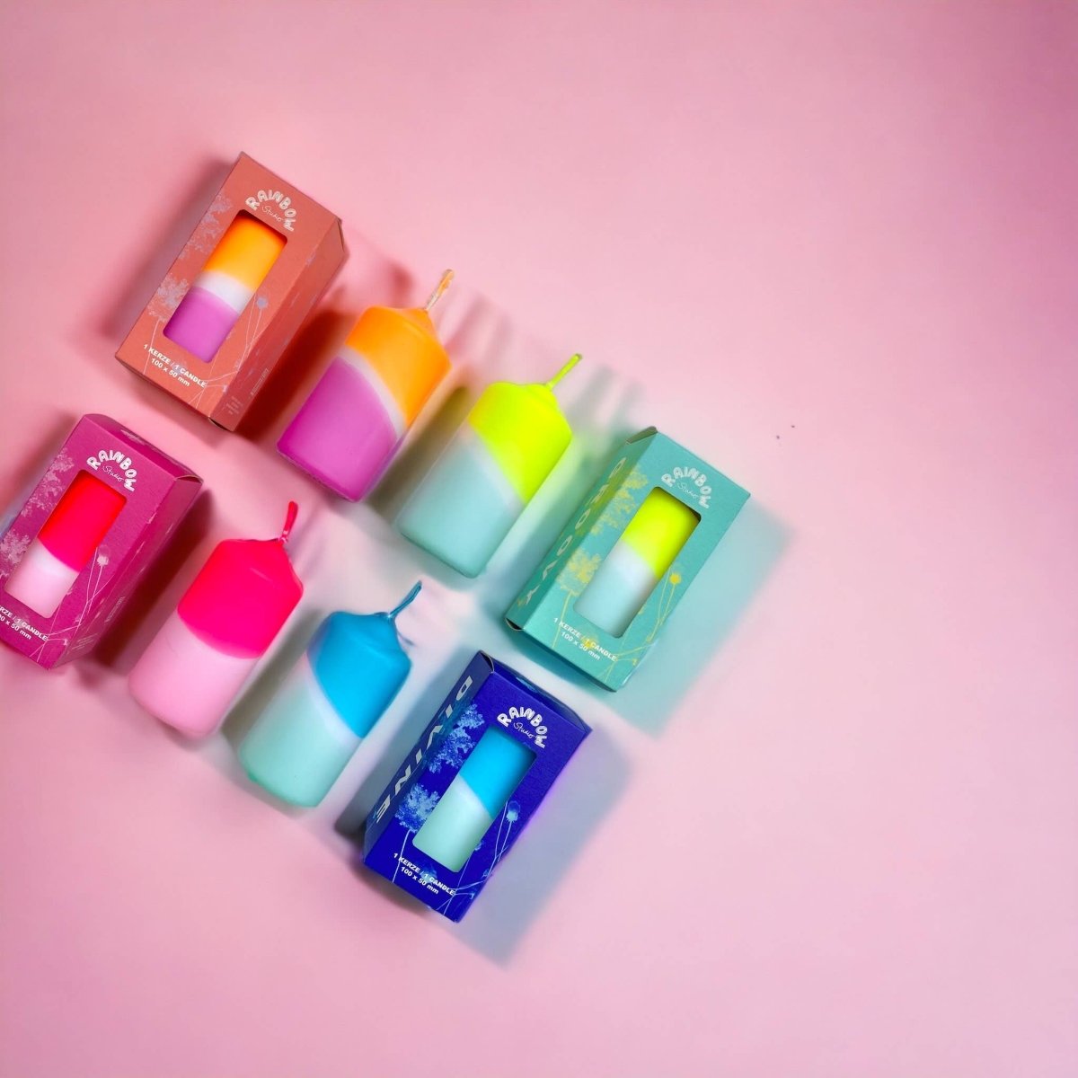 Pink Stories - RAINBOW STUDIO * Kerze | Splendid - ROSA ECK - , ,