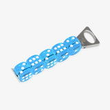 PONE - Schlüsselanhänger mit 5 Würfeln • Light Blue - ROSA ECK