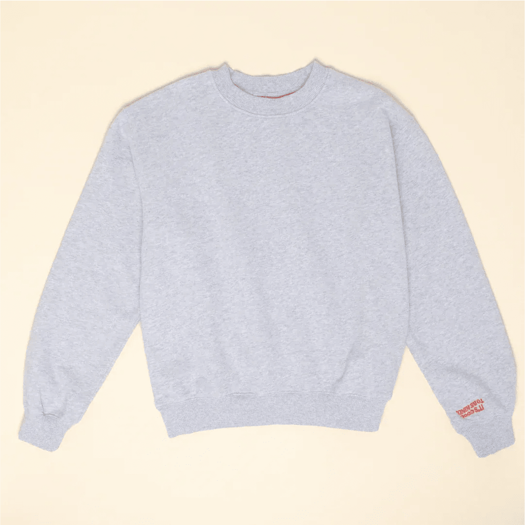 popeia - Kindness Sweater aus Bio - Baumwolle • Grau - Pullover - ROSA ECK