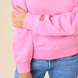 popeia - KINDNESS Sweater aus Bio - Baumwolle | Pink - ROSA ECK - , ,