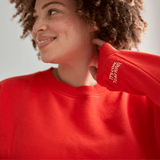 popeia - KINDNESS Sweater aus Bio - Baumwolle | Rot - ROSA ECK - Basics, Pullover,