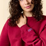 popeia - KINDNESS Sweater • Bordeaux - Pullover - ROSA ECK