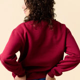 popeia - KINDNESS Sweater • Bordeaux - Pullover - ROSA ECK