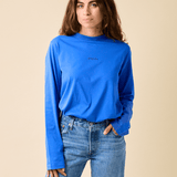 popeia - Langarmshirt aus Bio - Baumwolle | Königsblau - ROSA ECK - Basic, ,