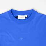 popeia - Langarmshirt aus Bio - Baumwolle | Königsblau - ROSA ECK - Basic, ,