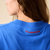 popeia - Langarmshirt aus Bio - Baumwolle | Königsblau - ROSA ECK - Basic, ,