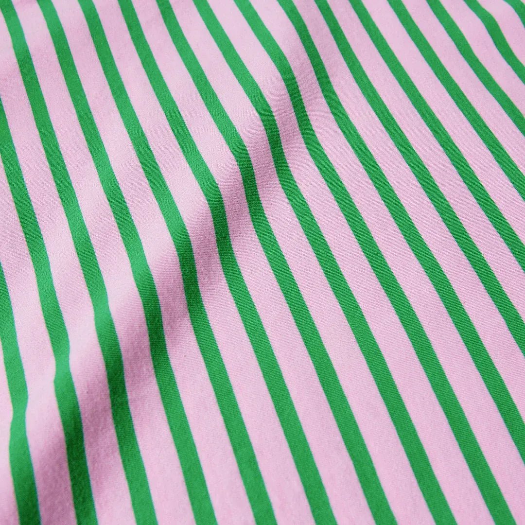 popeia - Langarmshirt Gestreift aus Bio - Baumwolle | Pink/Grün - Langarmshirt - ROSA ECK Concept Store