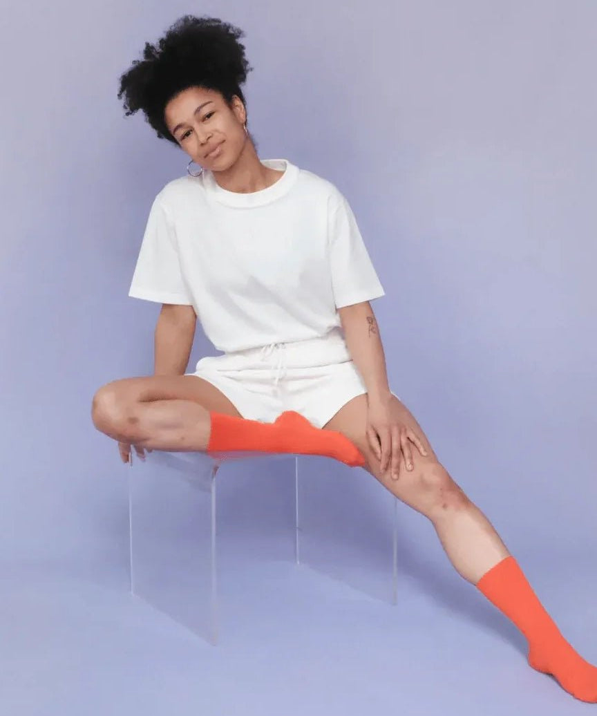 popeia - T-Shirt aus Bio - Baumwolle | Off - White - T-Shirt - ROSA ECK Concept Store
