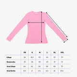 popeia - TIGHT Langarmshirt aus Bio - Baumwolle • Pink - ROSA ECK
