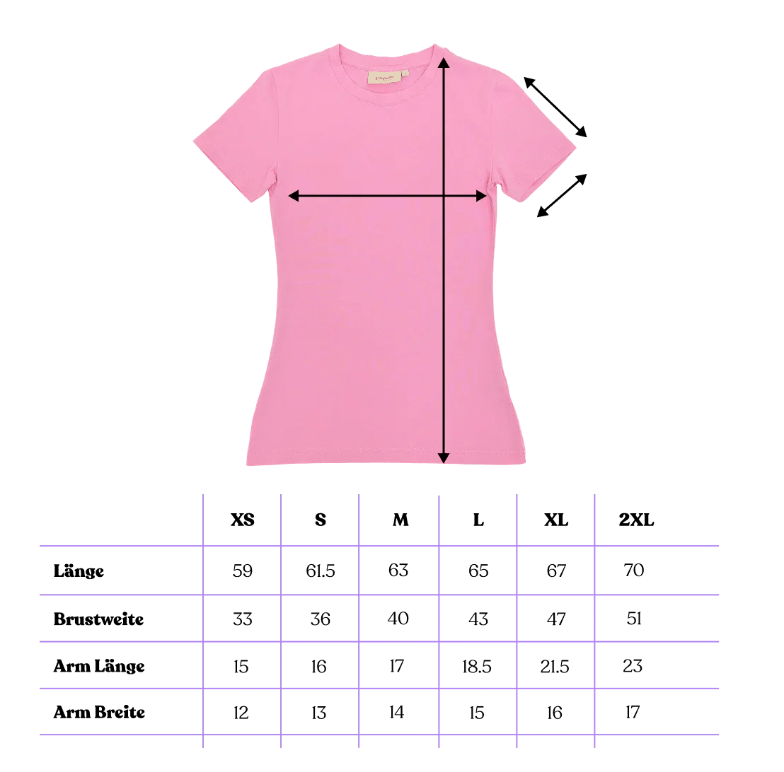 popeia - TIGHT T-Shirt aus Bio - Baumwolle • Pink - ROSA ECK