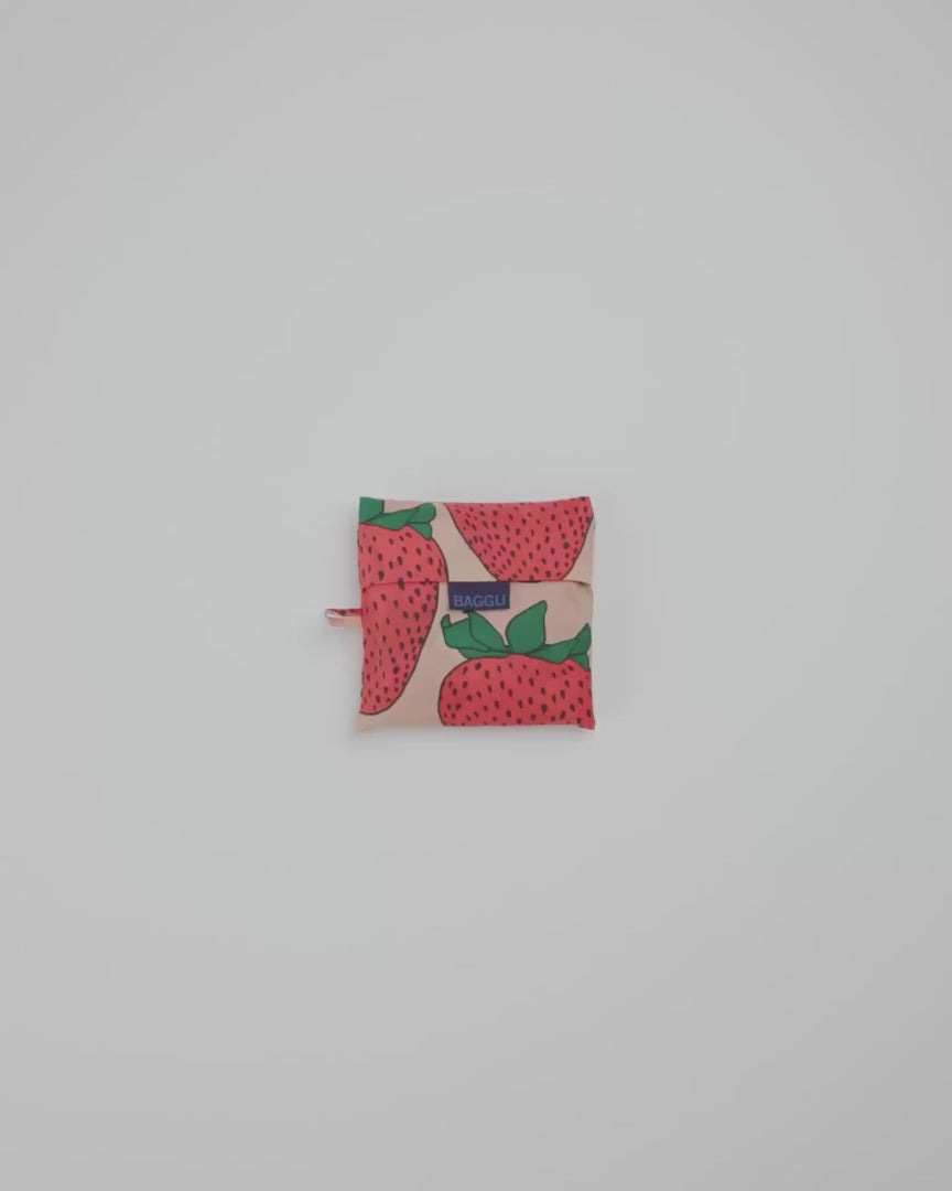BIG BAGGU Große Einkaufstasche • Red Polka Dot