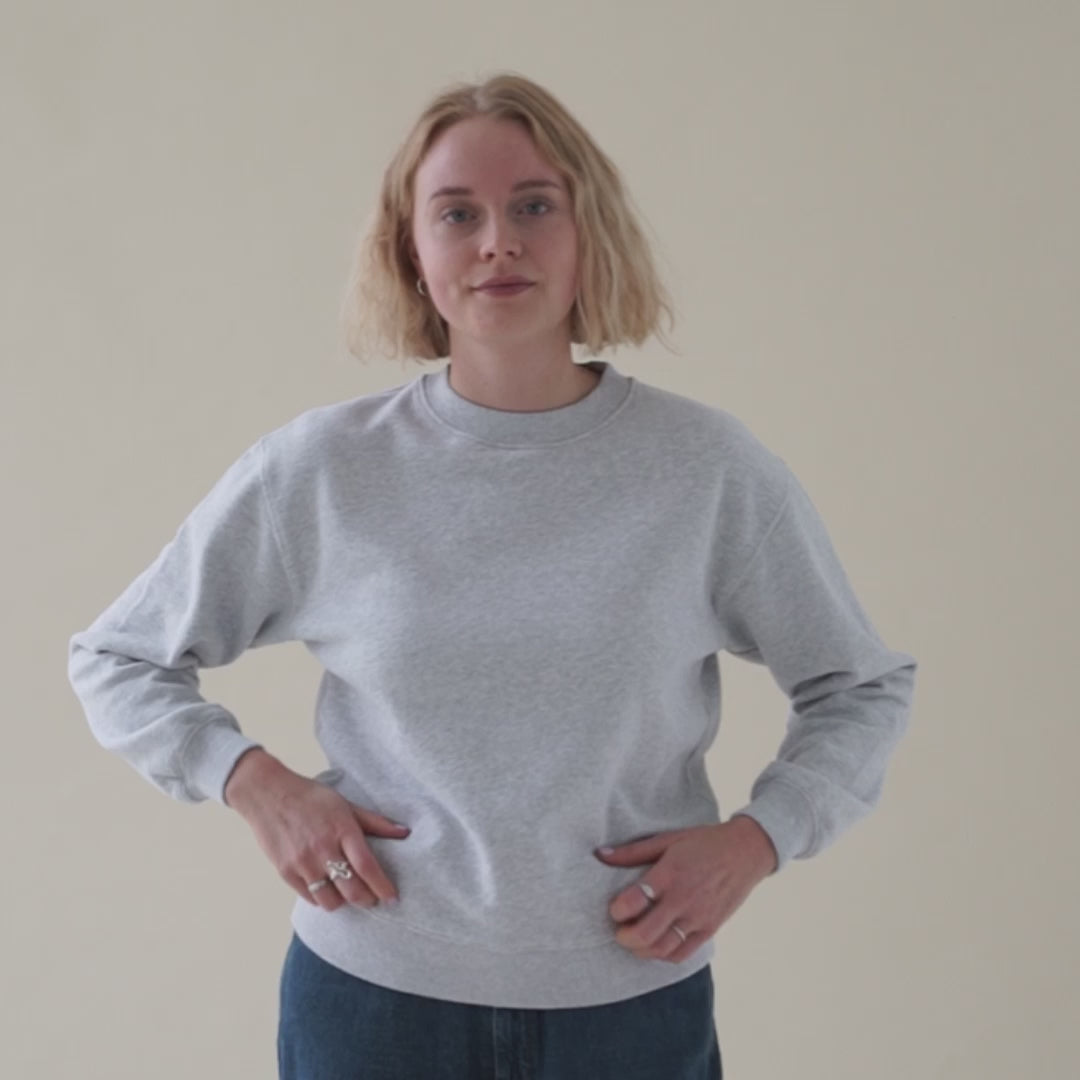 Kindness Sweater aus Bio-Baumwolle • Grau