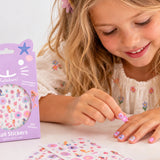 Ratatam - Kinder-Nagelsticker • Meerjungfrau - ROSA ECK