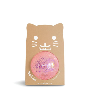 Ratatam - MINI SHINY Spielball (⌀ 10 cm) • Rosa - ROSA ECK