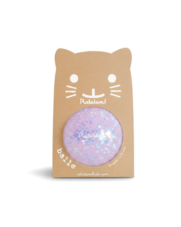Ratatam - MINI SHINY Spielball (⌀ 10 cm) • Violett - ROSA ECK