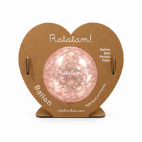 Ratatam - Mini-Glitzerball mit Herzen (⌀ 10 cm) • Rosa - ROSA ECK