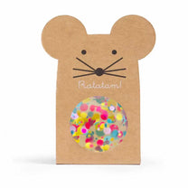 Ratatam - STAR MOUSE Flummi | Multico Multi - ROSA ECK - Bunt, Sterne,