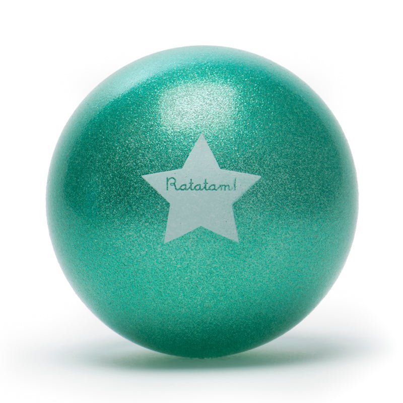 Ratatam - THE GLITTER BALLOON Spielball (15 cm) | Grün - ROSA ECK - Kinder, ,