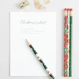 Rico Design - Bleistift-Set (4 Stück) • Weihnachtsmarkt - ROSA ECK