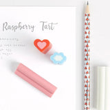 Rico Design - EYE CANDY Radiergummi • Wolke Weiß - ROSA ECK