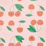 Rico Design - Geschenkpapier Kirschen, rosa - Geschenkpapier - ROSA ECK Concept Store