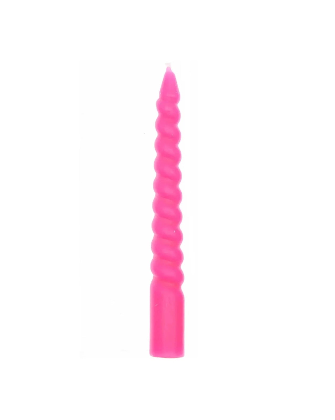 Rico Design - Mini - Spiralkerzen Set (10 Stück) • Neon Pink - Kerzen - ROSA ECK
