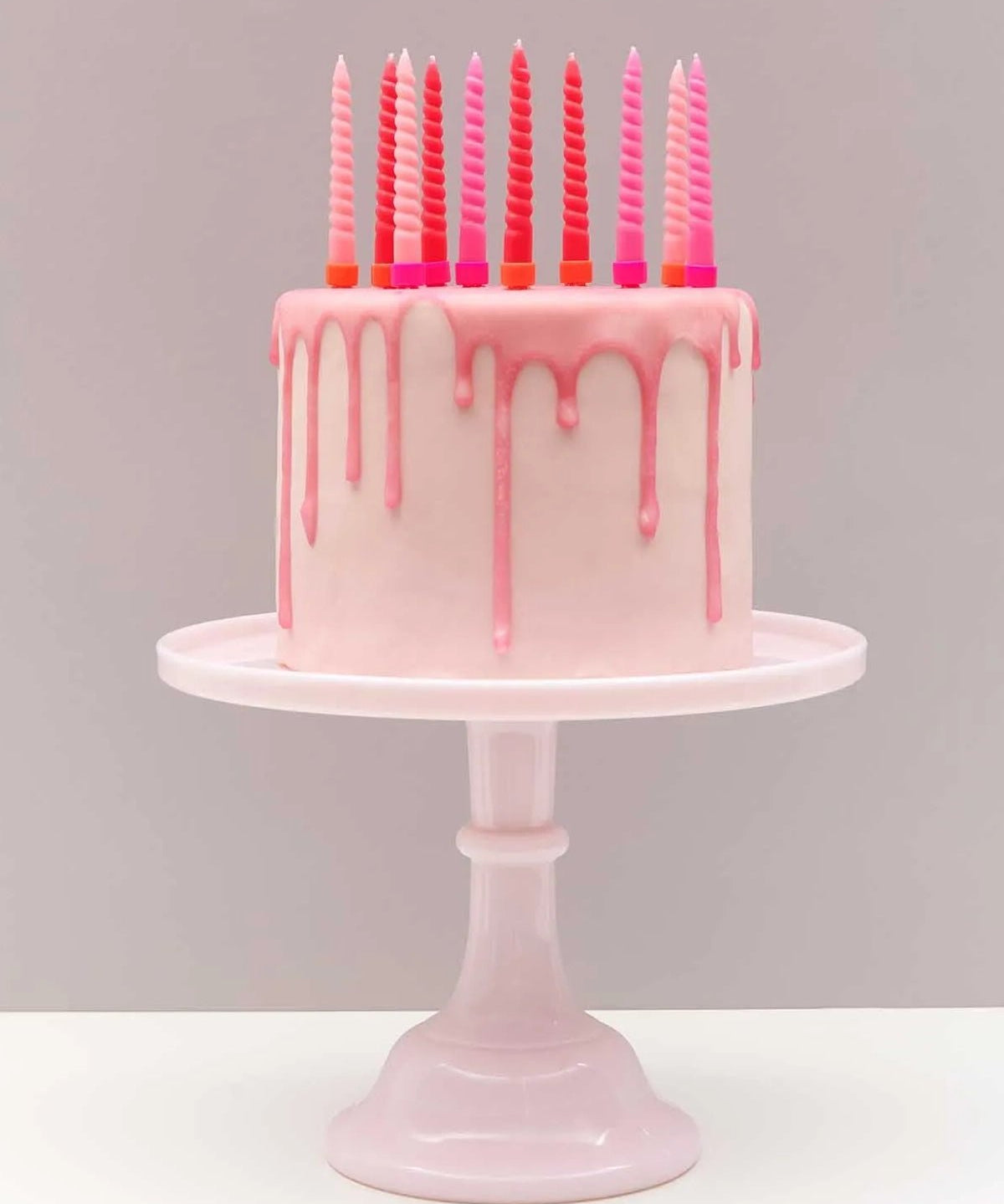Rico Design - Mini - Spiralkerzen Set (10 Stück) | Pink Mix - ROSA ECK Concept Store
