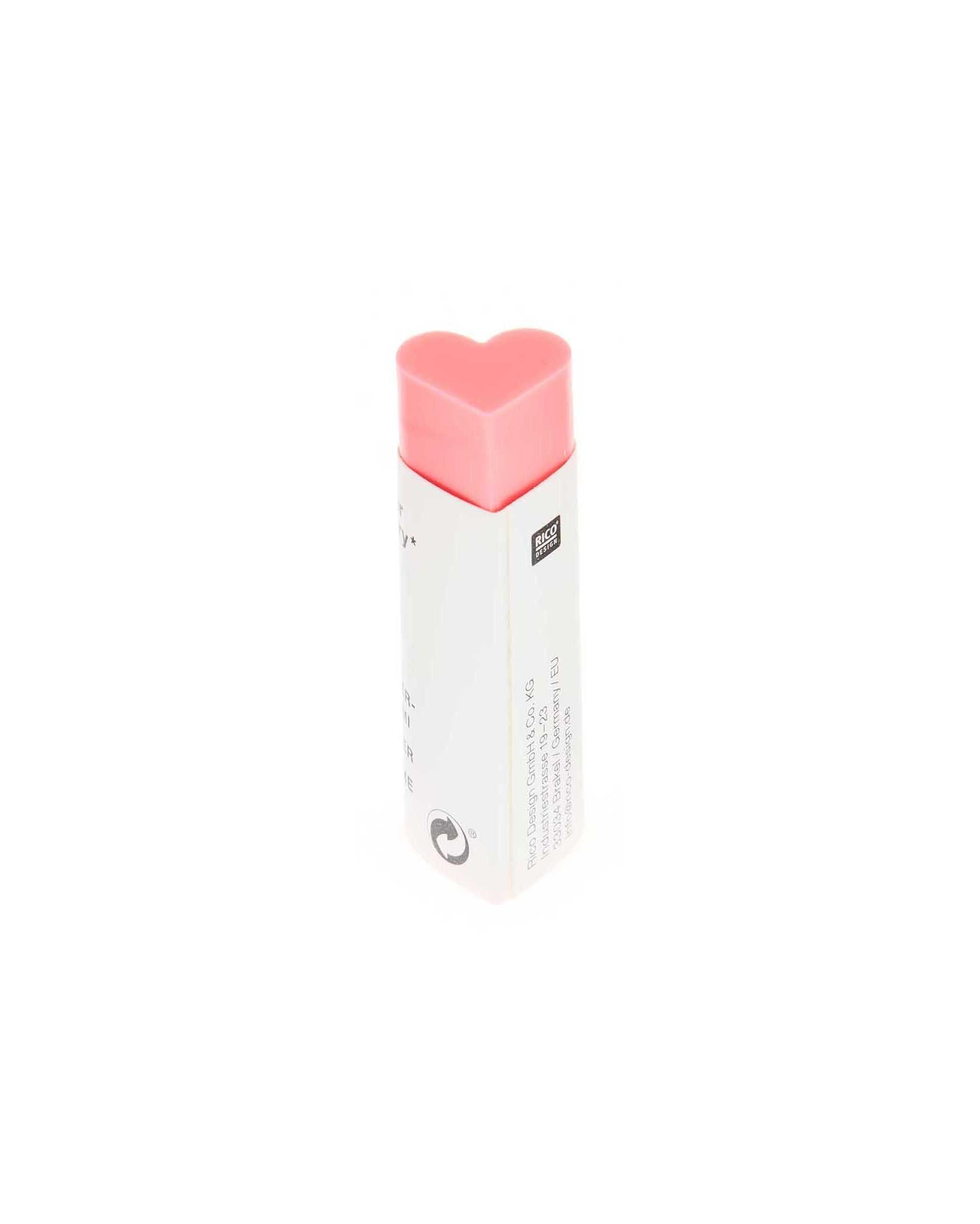 Rico Design - Radiergummi Herz | Neon - Pink - Radiergummi - ROSA ECK - , ,