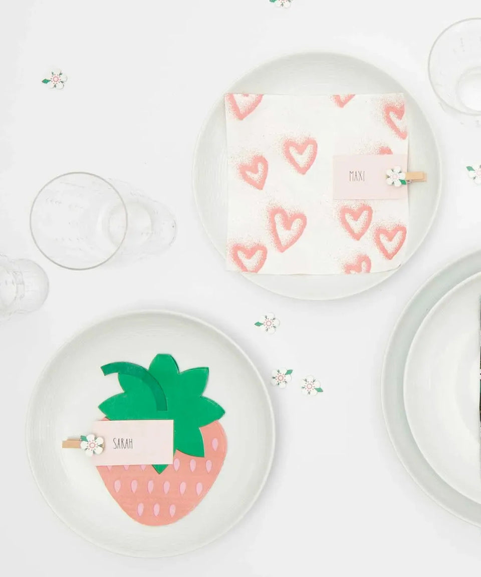 Rico Design - Servietten Erdbeere - Servietten - ROSA ECK Concept Store