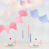 Rico Design - Spiralkerze | Flieder - Kerze - ROSA ECK - Lila, ,