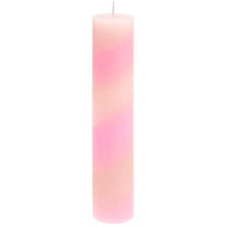 Rico Design - Stabkerze (4x20 cm) | Rosa/Pink - Kerze - ROSA ECK - , ,