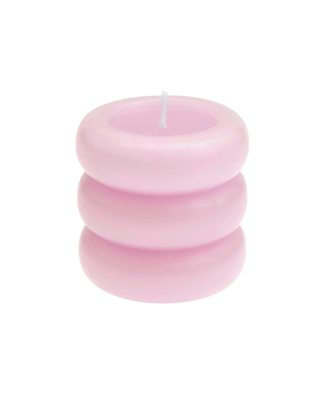 Rico Design - Stumpenkerze Ringe • Dunkle Beere - Kerze - ROSA ECK