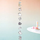 Rico Design - Stumpenkerze Ringe • Flieder - Kerze - ROSA ECK