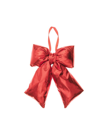 Rico Design - Weihnachtsschleife zum Hängen • Rot - Anhänger - ROSA ECK