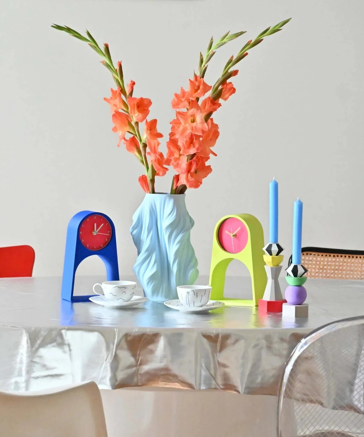 roki Design - LEIF Tischuhr • Melvo - ROSA ECK