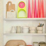 roki Design - LEIF Tischuhr • Melvo - ROSA ECK