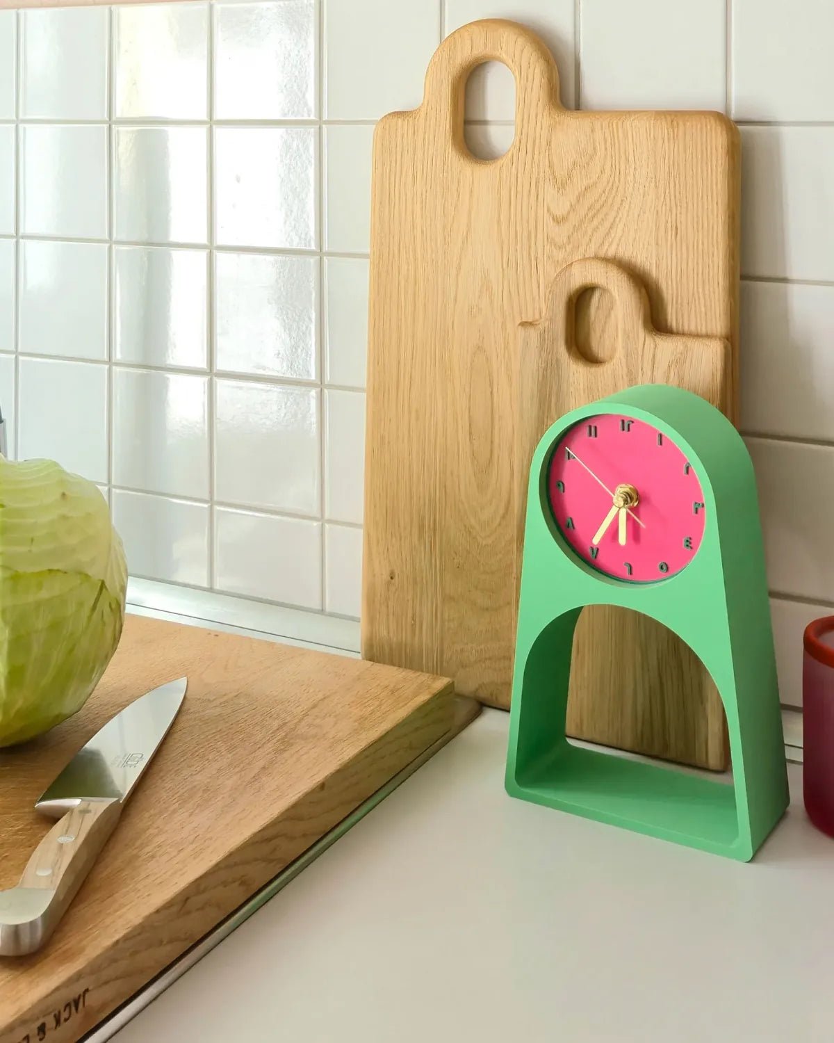 roki Design - LEIF Tischuhr • Melvo - ROSA ECK