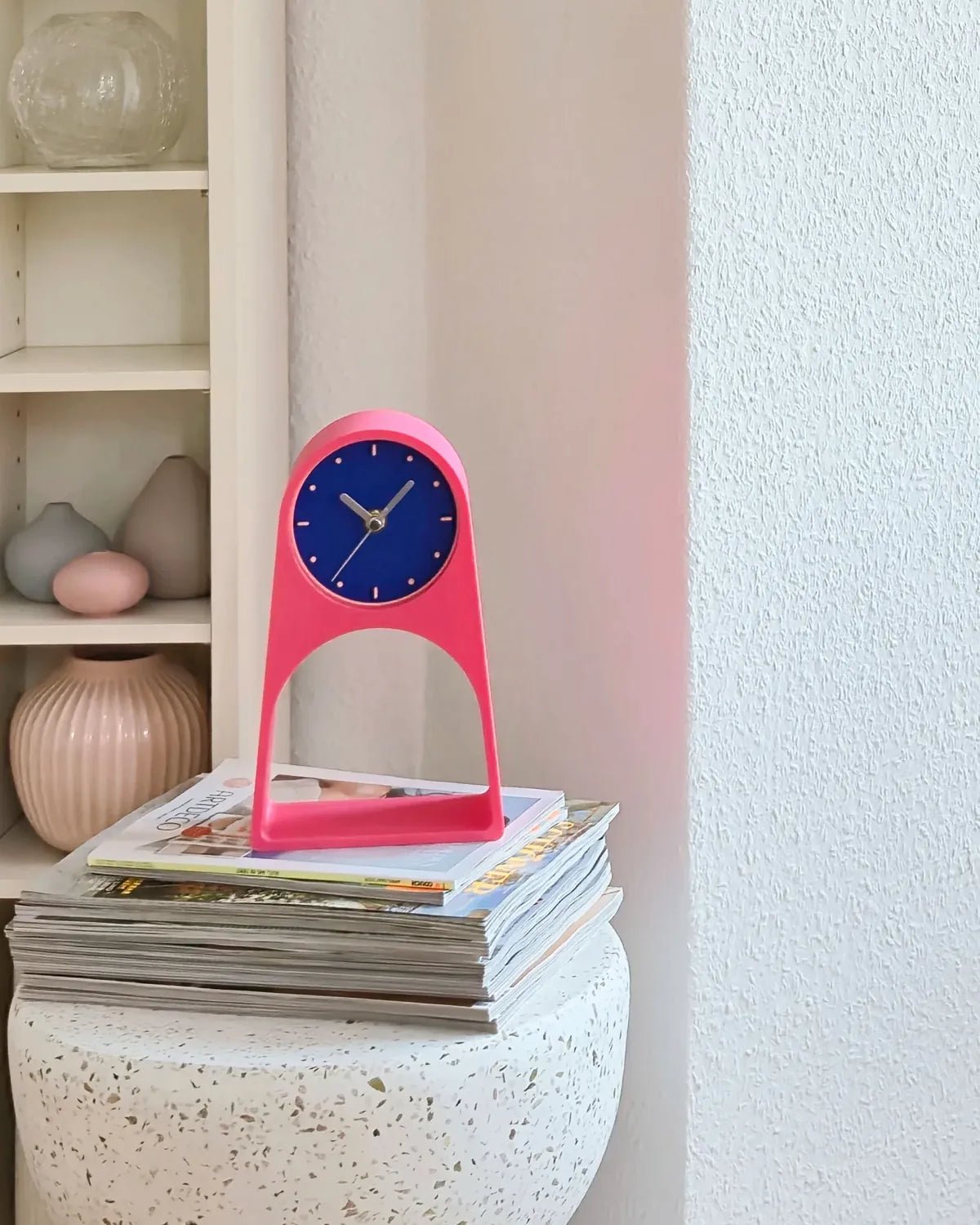 roki Design - LEIF Tischuhr • Melvo - ROSA ECK