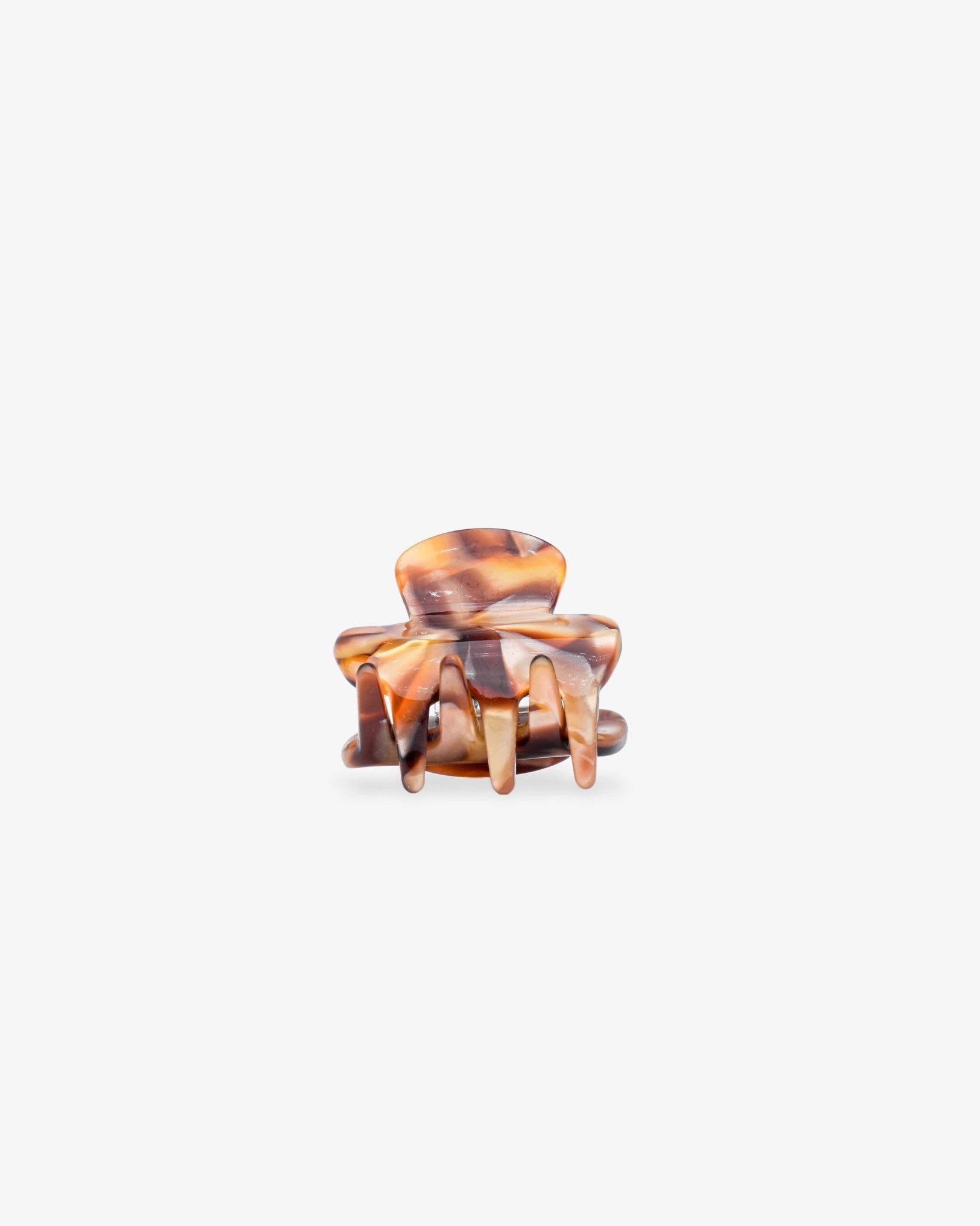 ROSA ECK - BABY Haarklammer (3,5 cm) • Coffee - ROSA ECK