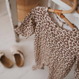 Rose in April - AMALIA Babypyjama | Leopard (3 Monate) - ROSA ECK - Braun, ,