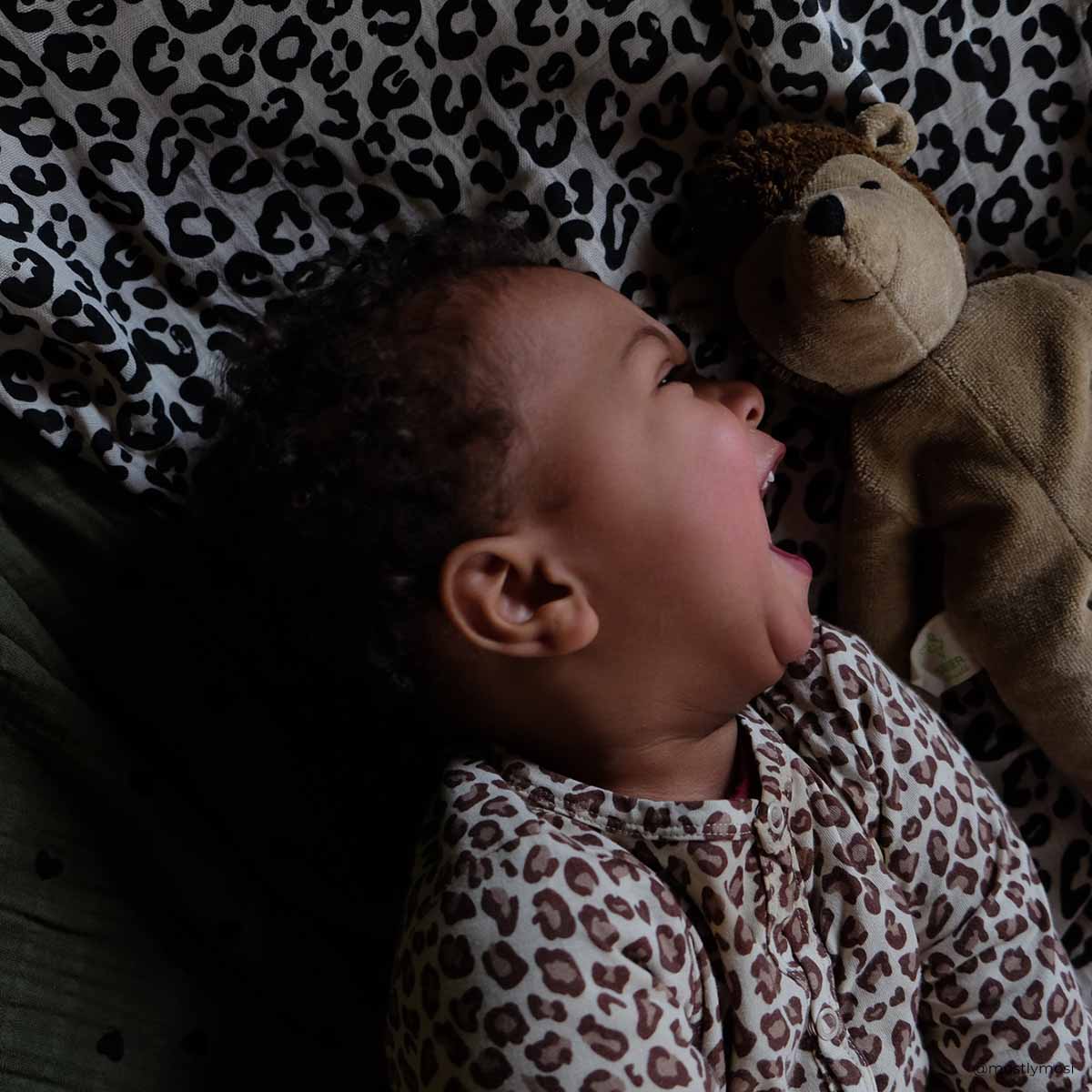 Rose in April - AMALIA Babypyjama | Leopard (6 Monate) - ROSA ECK - Braun, ,