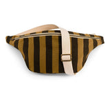 Rose in April - BANANA Bauchtasche • Stripes Cumin/Black - Bauchtasche - ROSA ECK