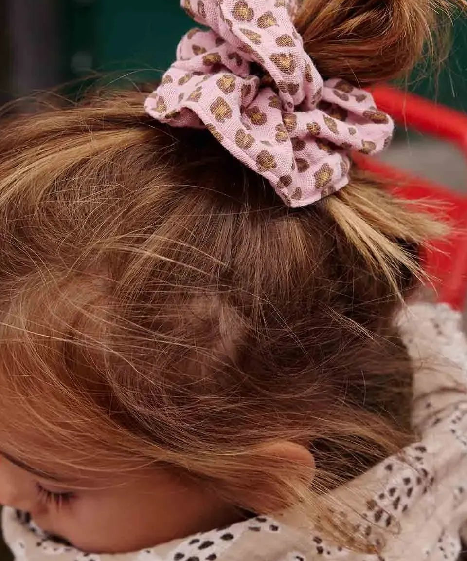 Rose in April - CHOUCHOU Haargummi • Mini - Leopard Lila - ROSA ECK Concept Store