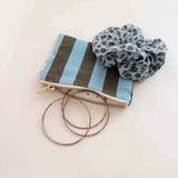 Rose in April - CHOUCHOU Haargummi • Mini Leopard Sky Blue - Haargummi - ROSA ECK