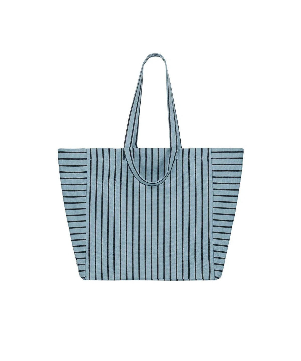 Rose in April - ELISA Einkaufstasche • Stripes Tennis Blue sky - Tasche - ROSA ECK