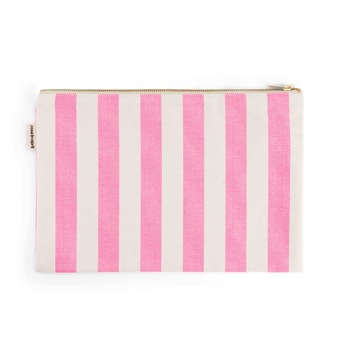 Rose in April - LILI Handtasche | Streifen Neonrosa - Beutel - ROSA ECK Concept Store